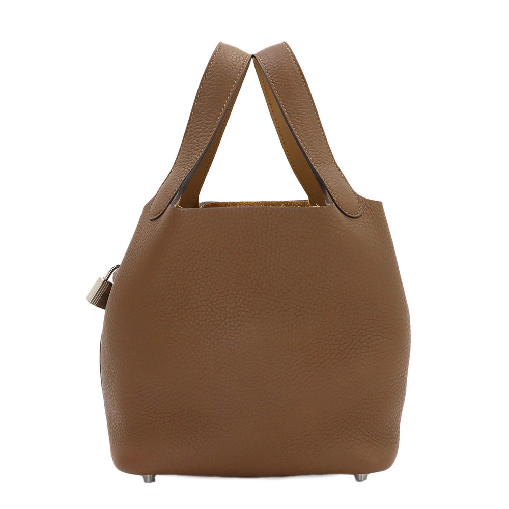 Piko Hermes Picotin Lock Eclat 18 PM Handbag, Taurillon Clemence Swift Leathe...